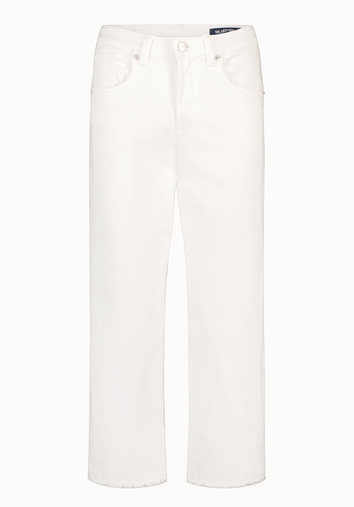 Buffalo Women Pants White Denim Denim Pants Stretch