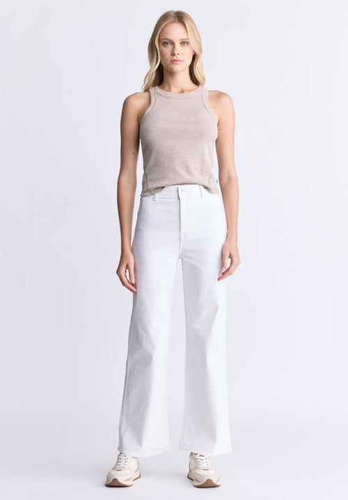 Buffalo Women Jeans White Denim Denim Pants