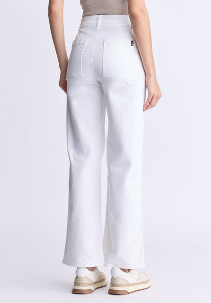 Buffalo Women Jeans White Denim Denim Pants