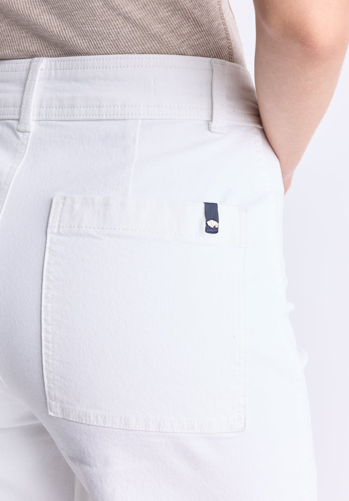 Buffalo Women Jeans White Denim Denim Pants