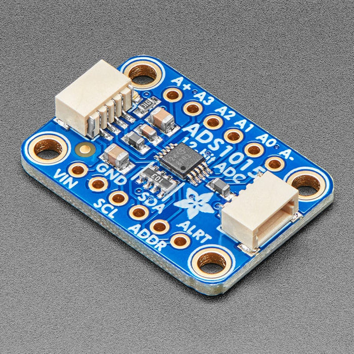 ADS1015 12-Bit ADC - 4 Channel with Programmable Gain Amplifier - STEMMA QT / Qwiic by Adafruit - The Pi Hut