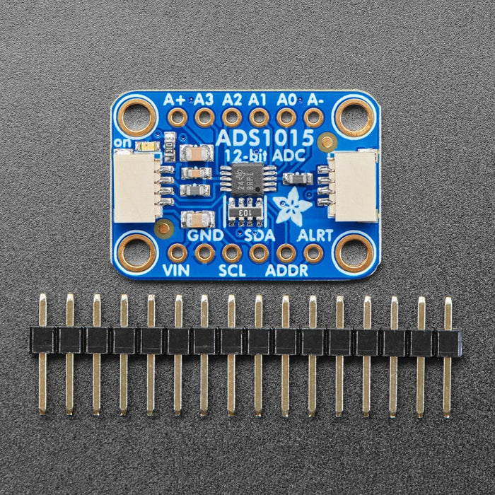 ADS1015 12-Bit ADC - 4 Channel with Programmable Gain Amplifier - STEMMA QT / Qwiic by Adafruit - The Pi Hut