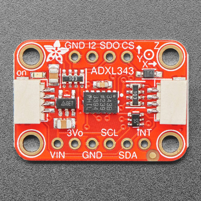 ADXL343 - Triple-Axis Accelerometer (+-2g/4g/8g/16g) with I2C/SPI by Adafruit - The Pi Hut