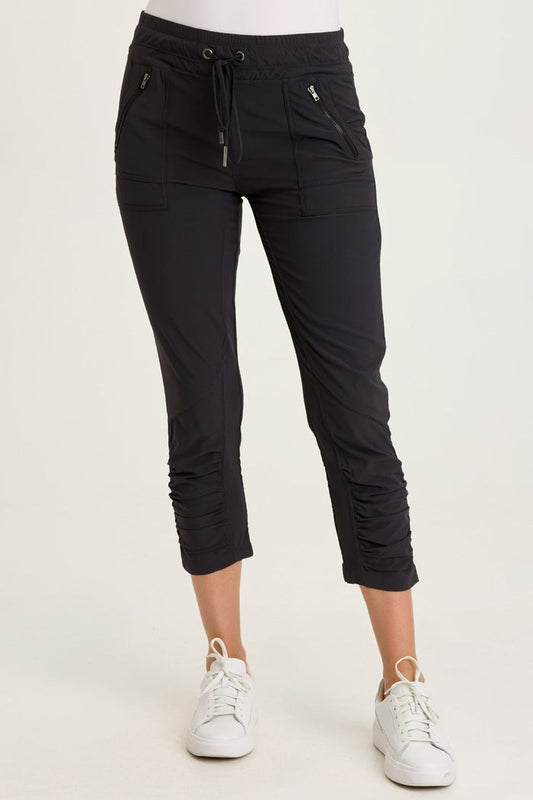 Wearables Aksana Whisper Stretch Ruched Active Slim Pant
