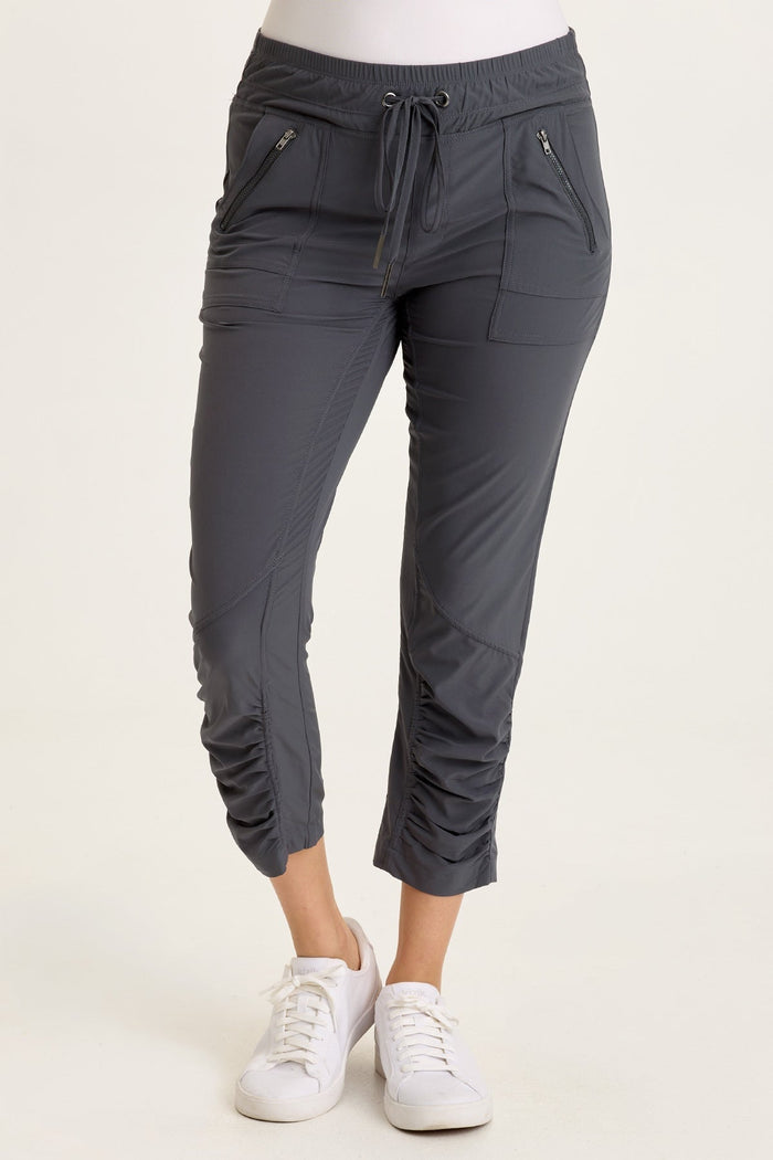 Wearables Aksana Whisper Stretch Ruched Active Slim Pant