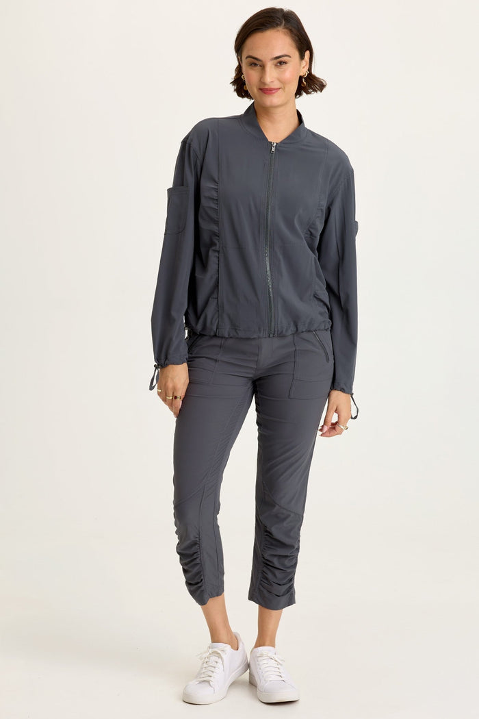 Wearables Aksana Whisper Stretch Ruched Active Slim Pant