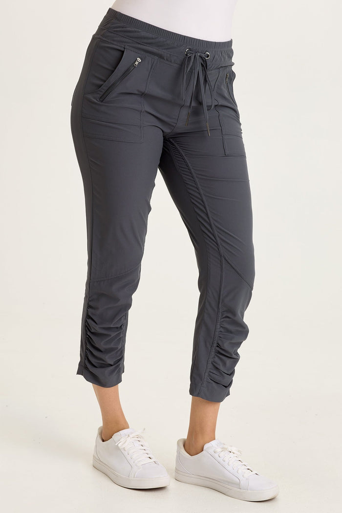 Wearables Aksana Whisper Stretch Ruched Active Slim Pant