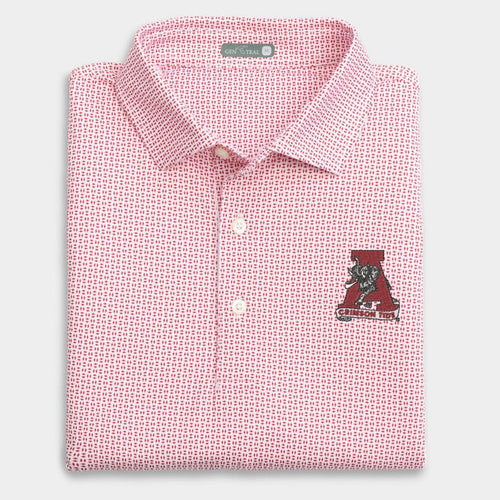 Alabama Vault Trellis Printed Performance Polo