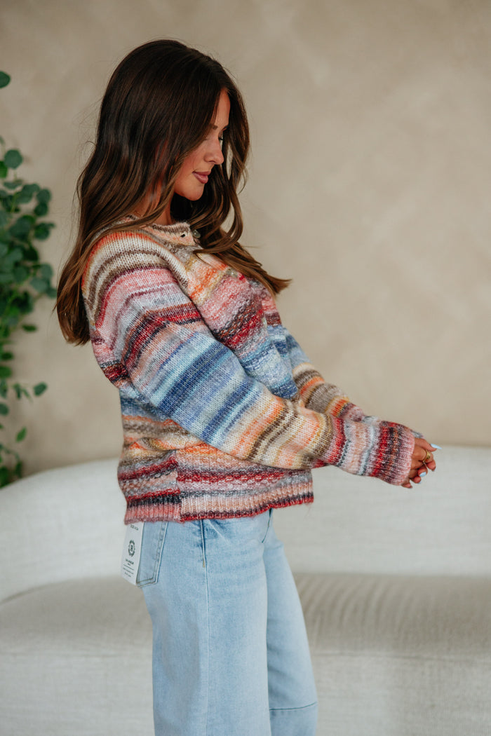 Alani Striped Cardigan