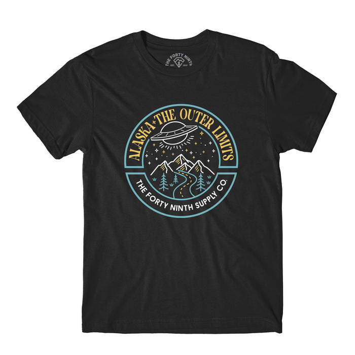 Alaska The Outer Limits Black T-Shirt