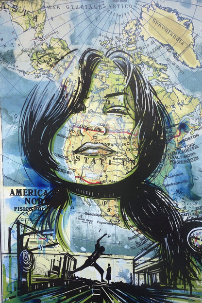 ALICE PASQUINI - Into The Great Wild Open - HAND FINISHED, ed 100
