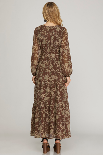 All Too Well Long Sleeve Maxi Dress - Curvy Available