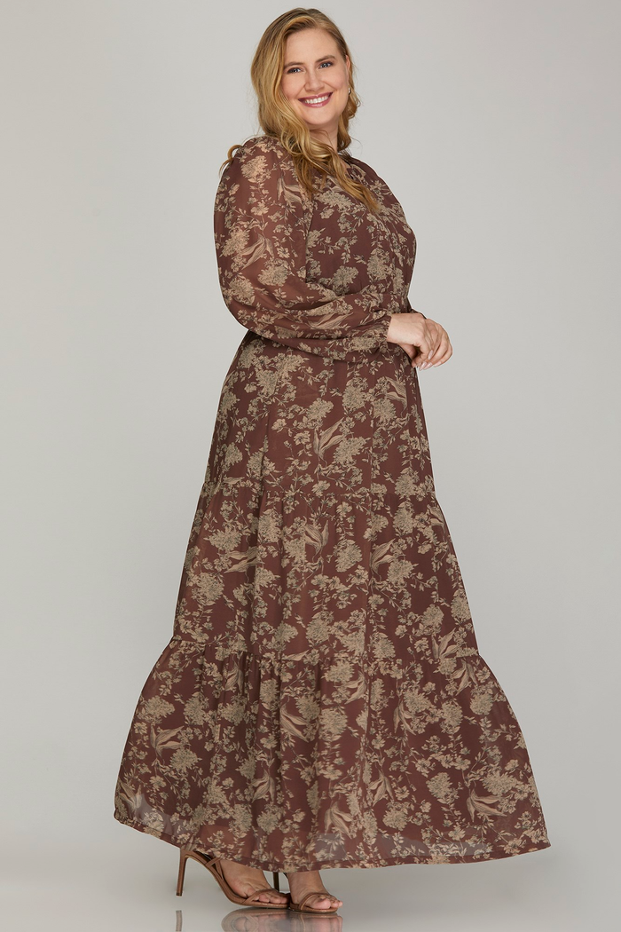 All Too Well Long Sleeve Maxi Dress - Curvy Available
