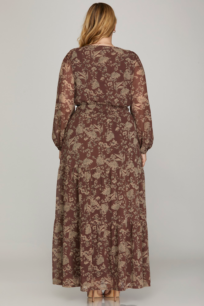 All Too Well Long Sleeve Maxi Dress - Curvy Available