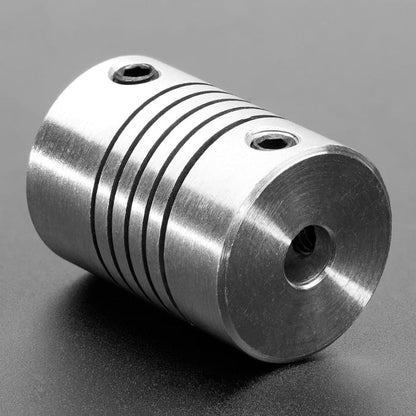 Aluminium Flex Shaft Coupler - 5mm to 8mm by Adafruit - The Pi Hut