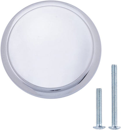 Amazon Basics Modern Top Ring Cabinet Knob 1.16Inch Diameter Polished Chrome 10Pack