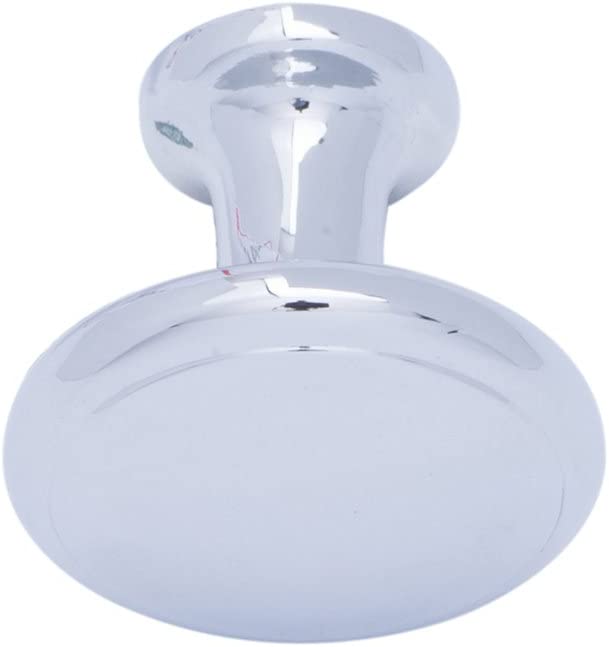 Amazon Basics Modern Top Ring Cabinet Knob 1.16Inch Diameter Polished Chrome 10Pack