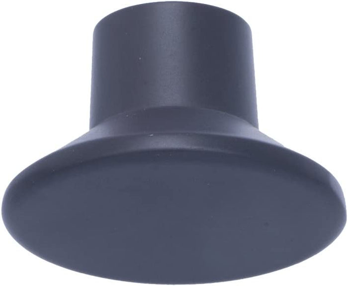 AmazonBasics AB1400FB10 Oval Cabinet Knob 1.44in Diameter Flat Black 10Pack