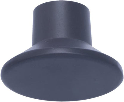 AmazonBasics AB1400FB10 Oval Cabinet Knob 1.44in Diameter Flat Black 10Pack