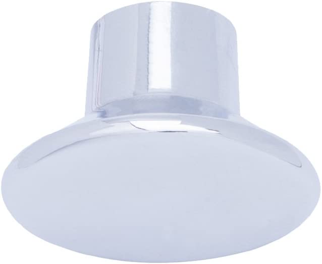 AmazonBasics AB1400PC10 Flat Oval Cabinet Knob 1.44in Diameter Polished Chrome 10Pack