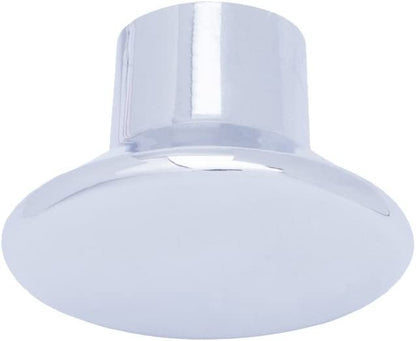 AmazonBasics AB1400PC10 Flat Oval Cabinet Knob 1.44in Diameter Polished Chrome 10Pack