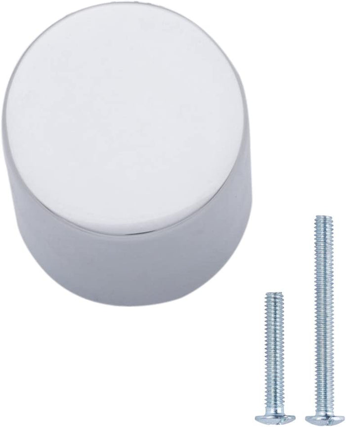 AmazonBasics AB800PC10 Cabinet Knob 0.75in Diameter Polished Chrome 10Pack