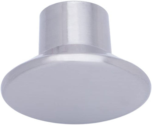 AmazonBasics Flat Round Cabinet Knob 1.44in Diameter Satin Nickel 10Pack