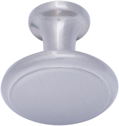 AmazonBasics Modern Top Ring Cabinet Knob 1.16in Diameter Satin Nickel 10Pack