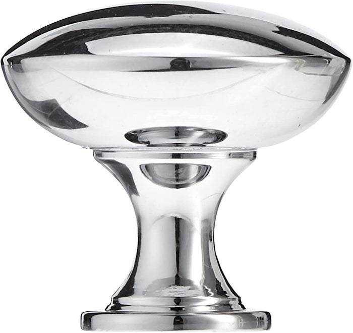 AmazonBasics Round Cabinet Knob 1.18 Diameter, Polished Chrome  25Pack