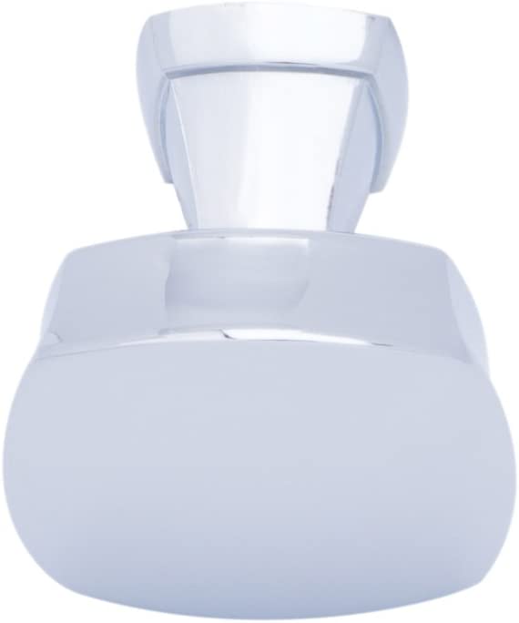 AmazonBasics Rounded Square Cabinet Knob Polished Chrome 10-Pack