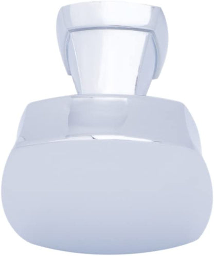 AmazonBasics Rounded Square Cabinet Knob Polished Chrome 10-Pack