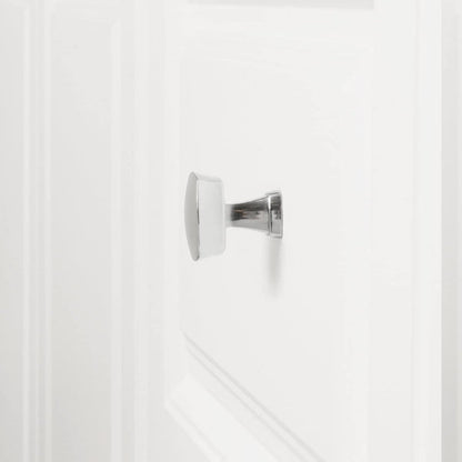 AmazonBasics Rounded Square Cabinet Knob Polished Chrome 10-Pack