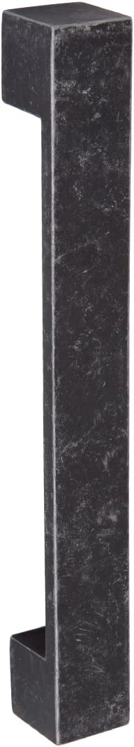 AmazonBasics Short Modern Cabinet Pull Handle 7.68in Length 6.3inch Hole Center Antique Silver 10Pack
