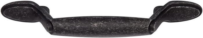 AmazonBasics Spoon Foot Cabinet Handle 5.12in Length 3in Hole Center Antique Silver 10Pack