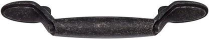 AmazonBasics Spoon Foot Cabinet Handle 5.12in Length 3in Hole Center Antique Silver 10Pack