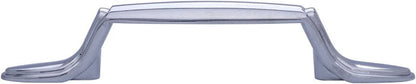 AmazonBasics Spoon Foot Cabinet Handle,  Polished Chrome  10-Pack