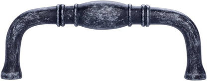 AmazonBasics Traditional Drawer Cabinet Handle, Antique Silver 10-Pack