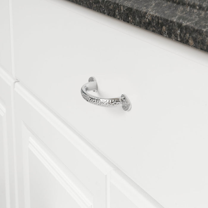 AmazonBasics Triangle Foot Cabinet Handle, 5.5 Length  Polished Chrome, 10-Pack