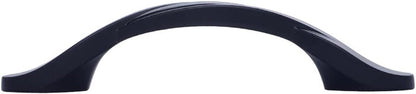 AmazonBasics Twisted Cabinet Handle 4.5in Length 3in Hole Center Flat Black 10Pack