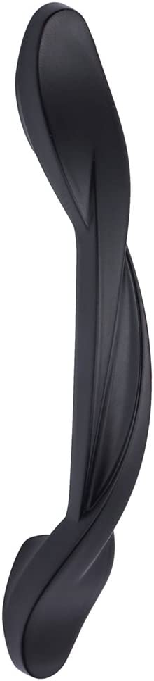 AmazonBasics Twisted Cabinet Handle 4.5in Length 3in Hole Center Flat Black 10Pack