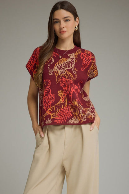 Ambush of Tigers Short Sleeve Sweater