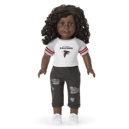 American Girl® x NFL Atlanta Falcons Fan Tee for 18-inch Dolls