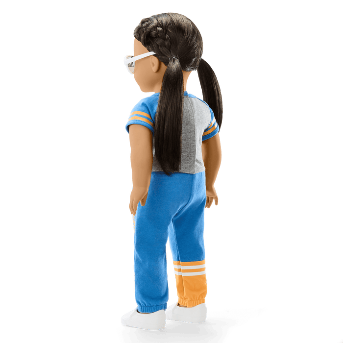 American Girl® x NFL Los Angeles Chargers Fan Outfit & Accessories for 18-inch Dolls