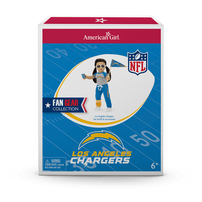 American Girl® x NFL Los Angeles Chargers Fan Outfit & Accessories for 18-inch Dolls