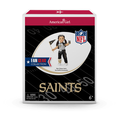 American Girl® x NFL New Orleans Saints Fan Outfit & Accessories for 18-inch Dolls