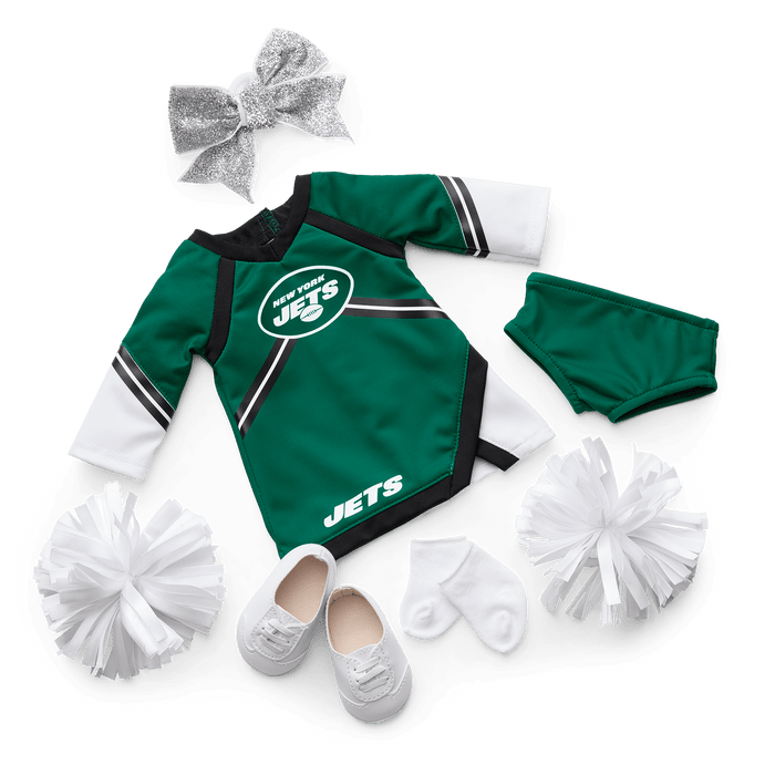 American Girl® x NFL New York Jets Cheer Uniform for 18-inch Dolls