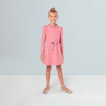 American Girl® x Something Navy Rosy Radiance Puff-Sleeve Dress for Girls