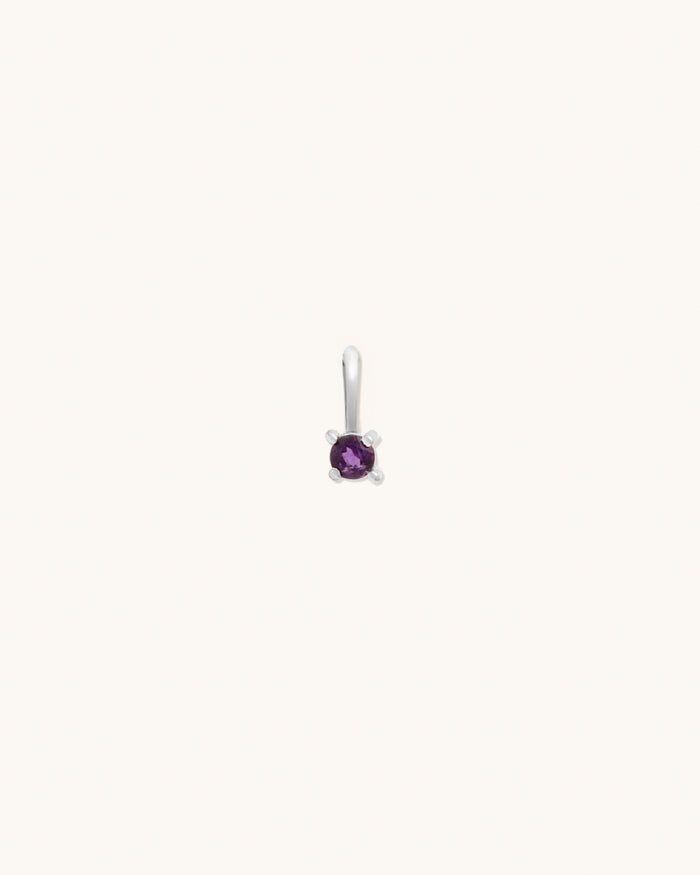 Amethyst Birthstone Charm