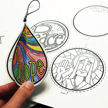 An Illustrated Advent for Families: Preparing the Way Ornaments