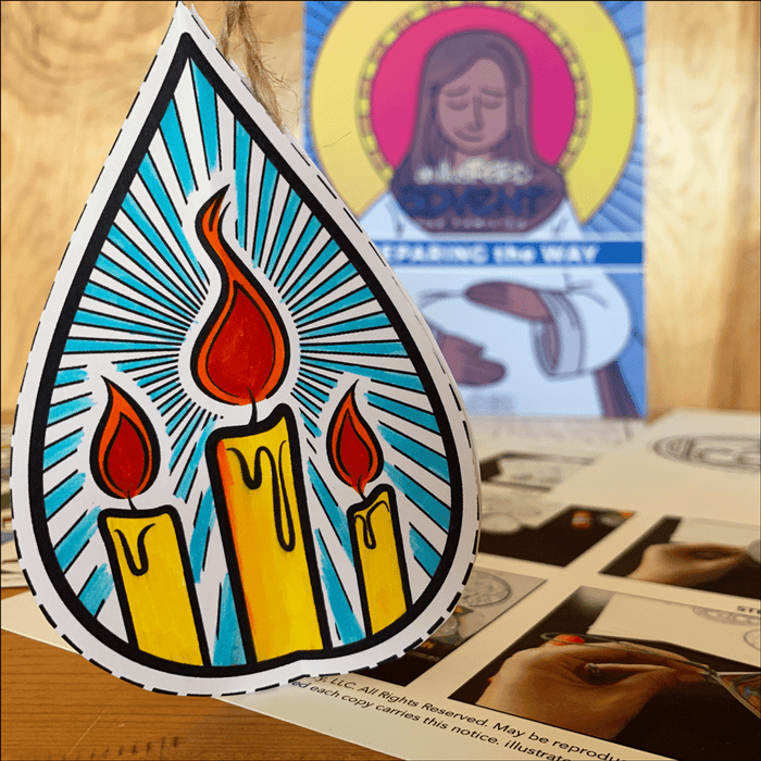 An Illustrated Advent for Families: Preparing the Way Ornament
